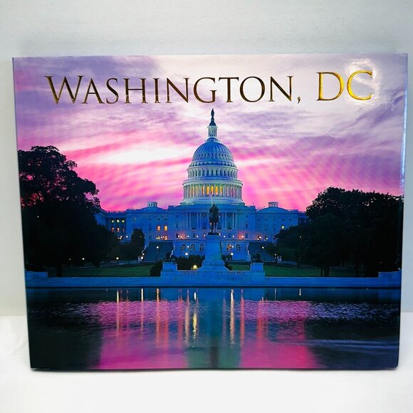 Washington, DC Illustrated Historical Landmarks Hardcover Book - Picture 1 of 7